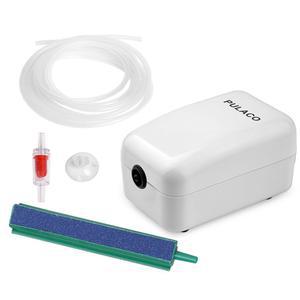 1-20갤런 어항용 초조용 미니 수족관 어항 에어 펌프, 튜브 버블러 스톤 체크 밸브 포함