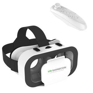 4.7~6.5인치, 영화 및 모바일 게임용 컨트롤러를 갖춘 iPhone Android 조정 가능한 3D VR 폰 헤드셋과 호환되는 가상 현실 헤드셋 안경