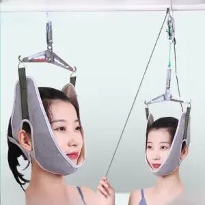 목 스트레칭 기구 운동 디스크 기계 견인