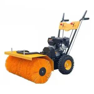 인조잔디 청소차 바닥 축구장 핸드헬드 80cm 핸드스타트 기계 브러시 골프장