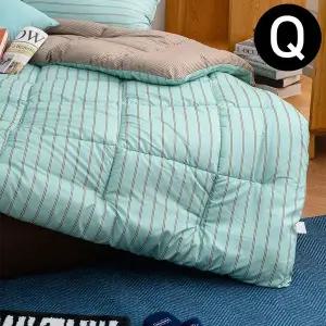 [콩심팥심]마크 소프트마이크로 차렵이불 퀸 Q 민트