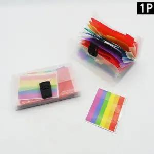 미니파일 포켓파일 무지개 A6 인덱스 화일 대용량파일 털철사 모루인형재료 모루꽃