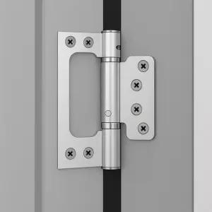 스텐 도어 클로저 이지 경첩 자동닫힘 125mm 방문경첩 스텐경첩 자동이지경첩 무보링경첩