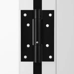 자동닫힘 스톱 도어 클로저 경첩 스프링 힌지 블랙 스텐경첩 자동닫힘경첩