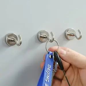 네오디뮴 강력 자석후크 5개입 10x32mm) 마스크걸이 마그네틱 후크고리 후크걸이 자석후크