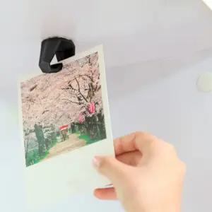 집게형 접착식 후크 블랙) 벽고리 소품걸이 접착식후크 접착후크 부착식고리 부착고리