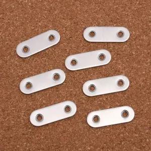 영달철물 일자 평철 20p 보강 연결 경첩 가구경첩 철판아대 가구리폼 가구보강