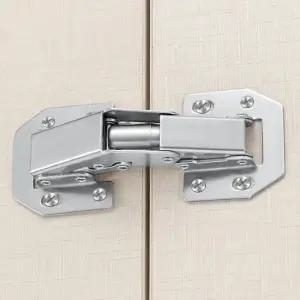 스텐 무보링 경첩 4개입 무타공 인도어 싱크대 경첩 무보링경첩 무보링가구경첩