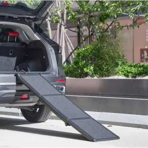 자동차 논슬립 접이식 강아지 슬라이드 계단 사다리 애견
