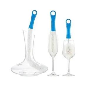 [룽스]유리잔 닦는기구.주방도구 설거지 브러쉬 흠 3종세트