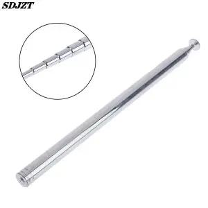 dmb안테나 범용 텔레스코픽 공중 안테나 TV 라디오 DAB AM/FM 1.4M 10 섹션 교체