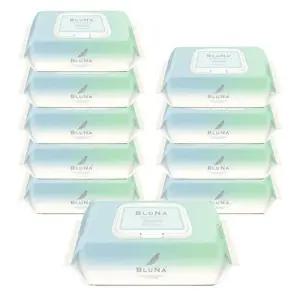블루나 스무딩 물티슈 72매 1박스 10입