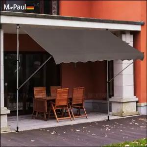 테라스 가림막 접이식 무타공 출입구 비막이 어닝