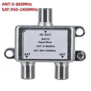 dmb안테나 2 in 1 SAT/ANT 디플렉서 2-웨이 케이블 TV 위성 믹서/스플리터 MX21D