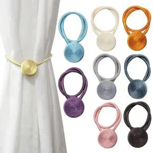커튼집게 고리 핀 자석 티백 커튼 홈 데코 버클 클립 후크 홀더 홀드백 붕대 1PC