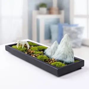 수반 트레이 수경돌받침대 호텔 과일 스톤 수석 보존된 세팅