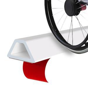 샤워 임계값 워터 댐 가드 - 욕실 주방 욕조용 자동 접착 실리콘 방수 차단막, 워터 스토퍼 샤워 도어 하단 씰 스트립 샤워 스플래시 가드(59인치, 흰색)