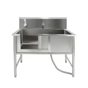 강아지 목욕탕 애견욕조 스탠드 목용탕 파란색 대형 스파