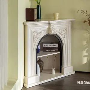 벽난로콘솔 화이트 선반 브라켓 코너 엔틱콘솔 엘레베이터