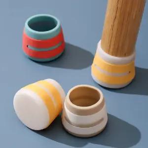 의자커버 실리콘 의자발커버 소음방지 원형 의자다리캡 식탁의자 바닥보호 패드