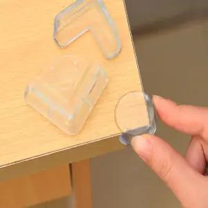 모서리보호대 투명 실리콘 아기 유아 안전 책상 가구 코너 가드 3종