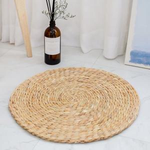 라탄러그 수초러그 원형 라운드 거실매트 돗자리 가정 리튼러그 멍석 직경 바닥 여름용 러그