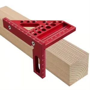 목공 삼각자 나무 눈금자 조각기 선반 파일 밀링 가공 루터