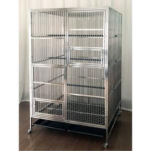 스텐 새장 대형 하우스 94x94x150cm 앵무새 날림장 놀이터