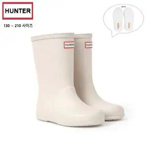[토박스][인솔증정] TOEBOX 헌터 장마철 필수템 키즈 퍼스트 클래식 크림 아동 장화 부츠 HTKCE2TSFK11