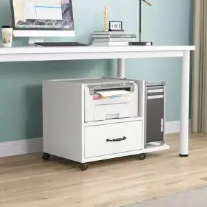 2단 거치대 복합기 프린트선반 프린트 선반 철제 받침 파일