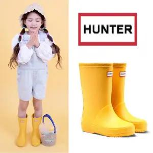 [토박스] [장마대비] 헌터 장화 키즈 퍼스트 클래식 옐로우 아동 유아 장화 부츠 HTKCE2TSFK11