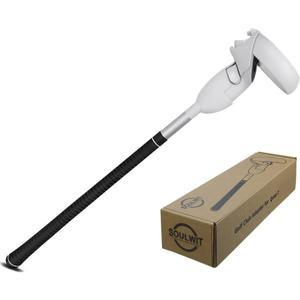 오큘러스메타 퀘스트 2용 소울윗 그립 흰색 손잡이 컨트롤러 어댑터 골프 익스텐션 부착물오른쪽 간편한 설치 액세서리 VR 클럽