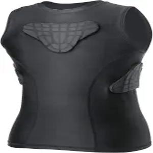 TUOYR 청소년 패딩 압축 셔츠 조끼 갈비뼈 가슴 보호대 축구 야구