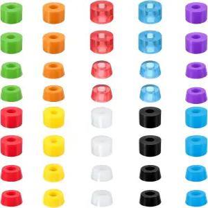 파티킬 스케이트보드 부싱 부품 블루/레드/블랙/화이트/보라색/그린/오렌지/투명 레드/투명 블루용 90A PU