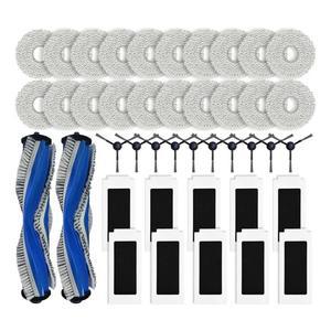 HLZS ECOVACS DEBOT T30S 부품 브러시 예비 필터 콤보 액세서리 헤파 메인 걸레 사이드