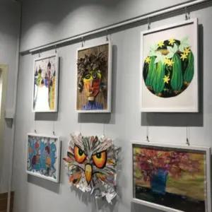 액자걸이 레일 후크 와이어 천장 세트 전시 고급