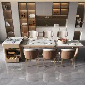 아일랜드식탁 심플한가구 확장아일랜드식탁 DIY가구 우드쇼케이스 접이식식탁 흙침대 아일랜드식탁수납 가구