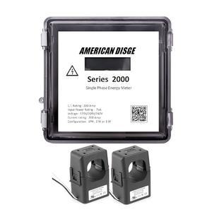 아메리칸 디스지 시리즈 2000 단상 에너지 서브미터, 200암페어, 120/208/240V, 1PH/2W/3W