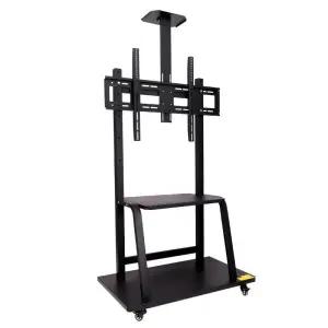 이동식 TV 스탠드 거치대 회전형 높이조절 전자칠판호환