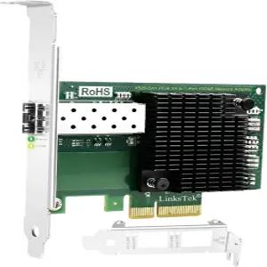 서버 NAS 및 데스크톱 PC용 X520-DA1 10GbE SFP+ 파이버 포트 이더넷 어댑터 게임용 PCIE X4 ~ NIC 카드