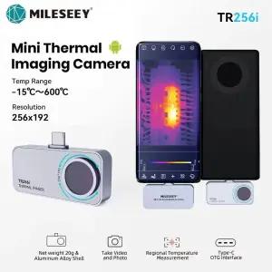 MILESEEY 휴대용 열화상 카메라 TR256i 측정기 안드로이드용 usb 열 감지기