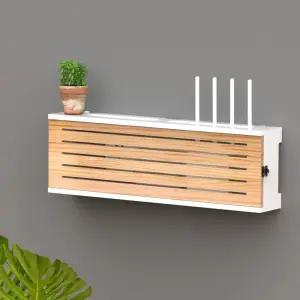 벽걸이선정리 공유기거치대 TV공유기 가리개 셋탑박스거치대 벽걸이 셋탑