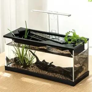 금붕어어항 아크릴 수조 수족관 어항 키우기 투명 환수