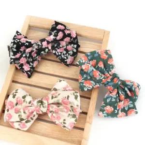 [아랑로랑] 멜로디로즈 리본 집게핀 헤어핀