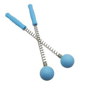 마사지 볼 해머(2팩) 신룬 해머 스틱 수동 비트 골프 볼 마사지기 등 어깨 마사지 전신 피로 감소(파란색)