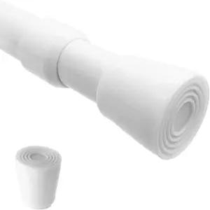 지광 스프링 텐션 로드 28-43인치 하중 조절 가능 창문 주방 문간 욕실 찬장 바용 소형 숏 커튼