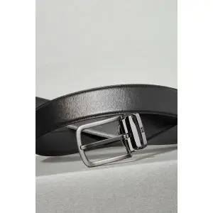 갤러리아 DBBE6E045BK 닥스 블랙 버클 DD로고 소가죽 비조벨트