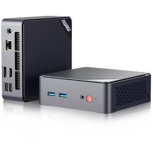 AWOW 미니 PC 인텔 N150, 8GB RAM 256GB PCIe3.0 SSD, 데스크톱 컴퓨터 지원 4K 디스플레이 /USB3.2 / WiFi 5 BT5.2 가정용/사무실용 기가비트 이더넷