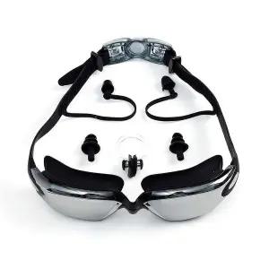 물안경 수영장 미러 귀마개 바다 수경 일체