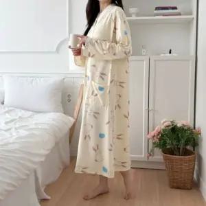 벨라마마 빅사이즈 캡내장 브라캡 모유수유잠옷 임산부잠옷 원피스 출산복